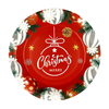 Custom Christmas Eco Friendly Biodegradable Compostable Plates Disposable Paper Pulp Plates