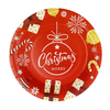 Custom Christmas Eco Friendly Biodegradable Compostable Plates Disposable Paper Pulp Plates