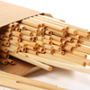 Natural Biodegradable 6mm Diameter Wheat Straw PLA Straws Disposable Water Beverage Coffee Juice Straws for Parties and Bars