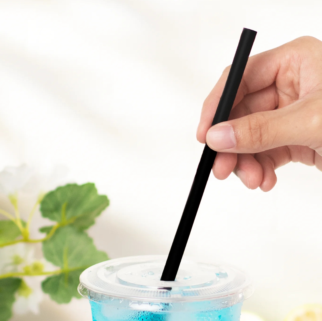 Wholesale Customized Size and Color Eco-friendly Disposable Straws Pla Biodegradable Straws