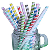 Factory Eco-friendly Environmental Straw Wrapping Paper Disposal Paper Straw Different Color Paper Straw