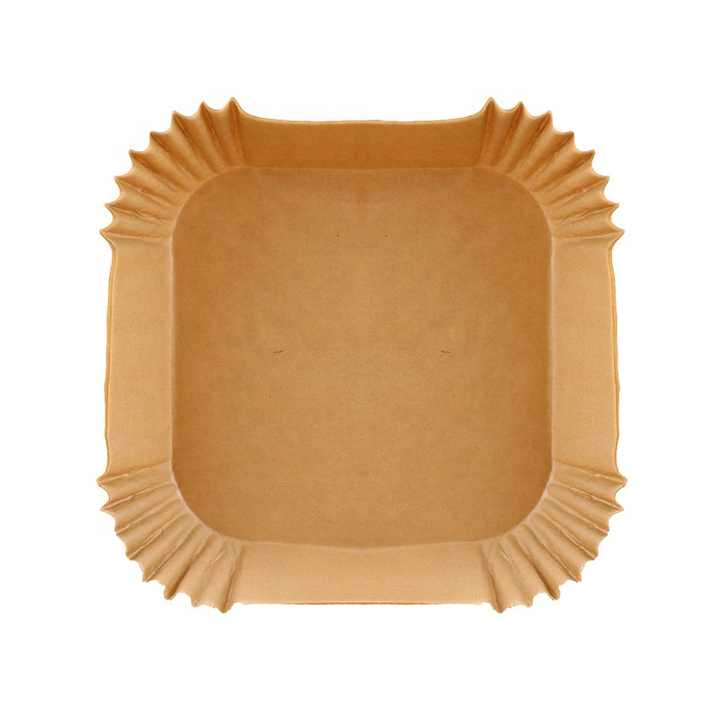 Rectangles Shape Non-Stick Air Fryer Paper Liners Oil-Proof and Water-Resistant Paper for Air Frying and Baking