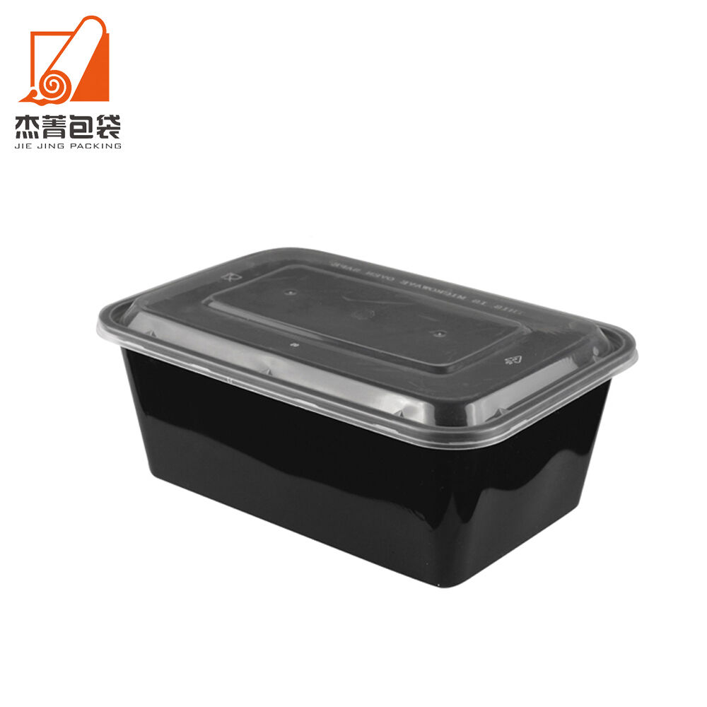 Wholesale Disposable Rectangular Lunch Box Take-out Food Packaging for Fruit Pizza Noodles Other Foods