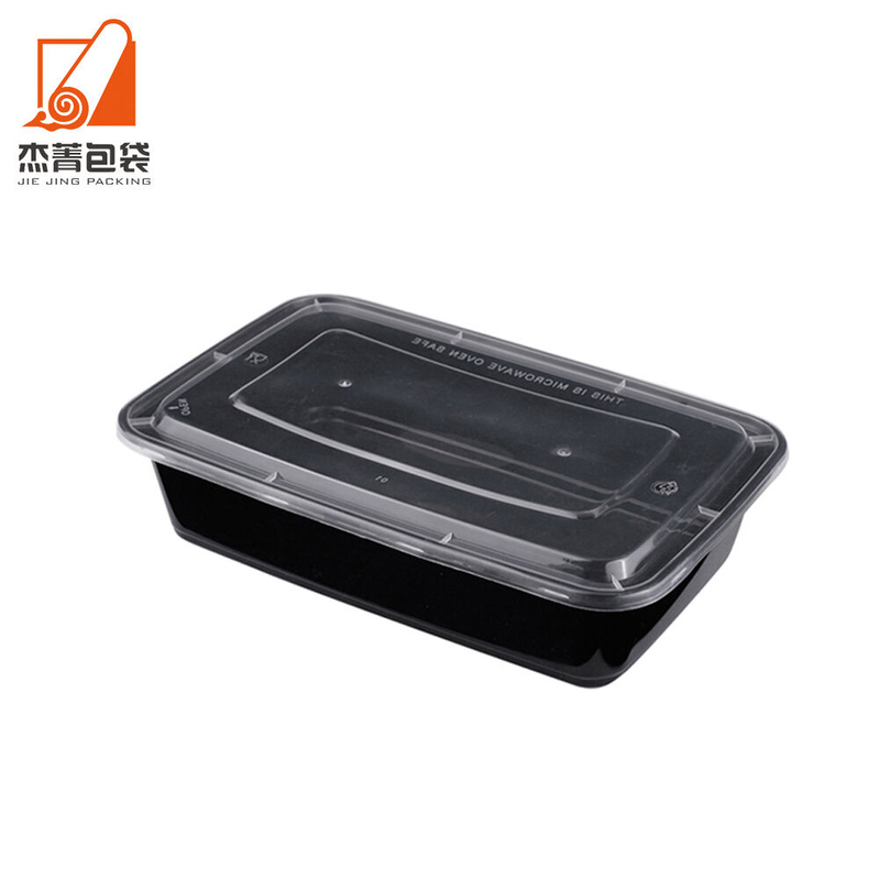 1500ml Disposable Plastic Box Meal Prep Containers with Lids for Lunch and Food Storage