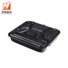 High Quality Microwavable Meal Prep Containers Disposable 4 Compartment Bento Plastic Food Take Away Lunch Box