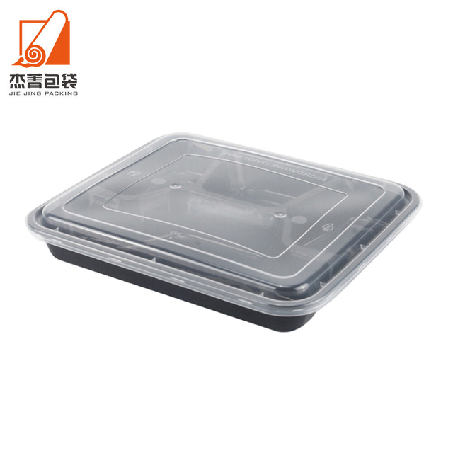 Food Container 4 Compartment Hot Food Disposable Takeaway Containers for Fast Food