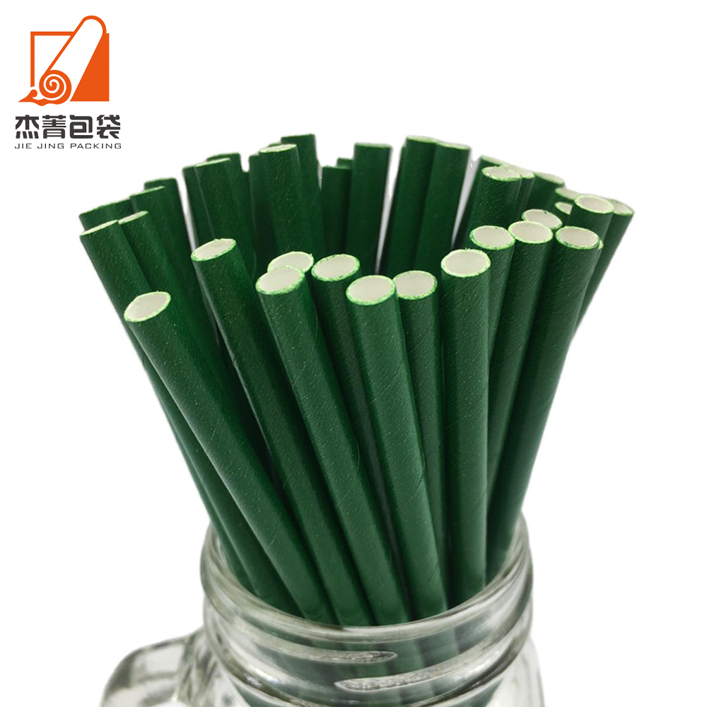 Factory price Paper straw Drinking straw Disposable solid colored paper straw for hot drinks