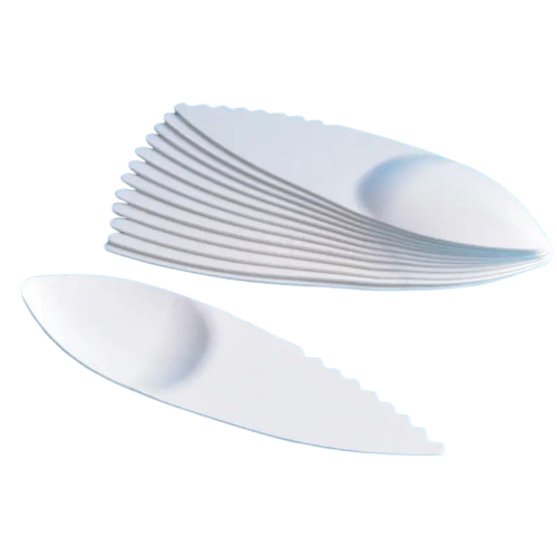 Biodegradable Sugarcane Bagasse Paper Disposable Mini Cutlery Fiber Pulp Fork Knife Spoon