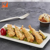 Biodegradable and compostable disposable and environmentally friendly sugarcane bagasse meal tray, rectangular takeout, dine in