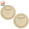 9In Disposable Paper Plates, Biodegradable Plates With 2 Compartments, Dinner And Lunch Plates, Paper Plates For BBQ,