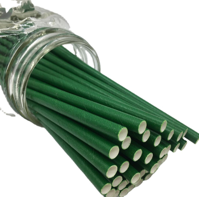Biodegradable and environmentally friendly straw Paper straw Drinking straw Disposable solid colored paper straw for hot drinks