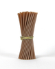 Compostable PLA Straw Coffee Grounds Drinking for Beverages Party Use Milk Tea High Temperature Resistant Independent Packaging
