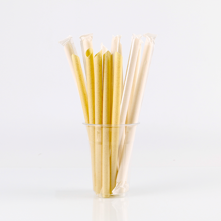 Eco Friendly Wheat Drinking Straws Degradable Disposable 100% Natural Hay Drinking Wheat Straws