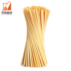 New eco friendly 100 biodegradable grass disposable wheat drink tube straw custom individually wrapped wheat straws