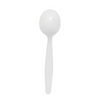 Hot Sale Stocked Biodegradable Disposable Cornstarch Soup Spoon Cutlery Set Spoon for Party