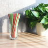 Factory direct sales activities to promote prices Drink straw Paper straw Different color striped paper drinking straw paper straw