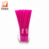 Customized size pla disposable straight red coloured drinking straws for juice