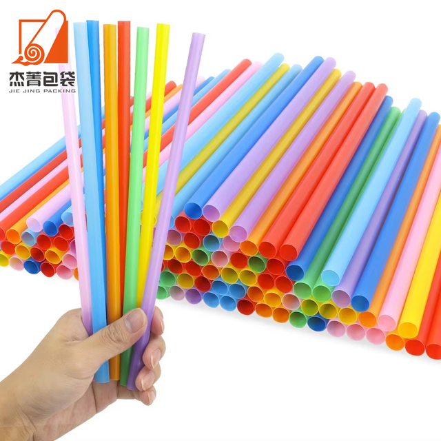 Click image to open expanded view Share to Biodegradable Colored Disposable Pla large smoothie straws 10.3 inches extra long straw disposable milkshake straws