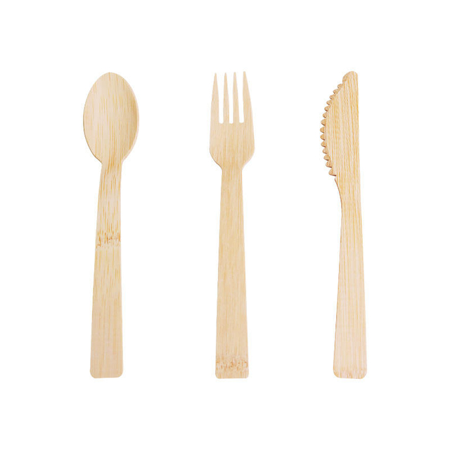 Portable Natural Biodegradable Disposable Food Grade Bulk Cutlery Set Paper Pulp Paper Spoon Knife Fork
