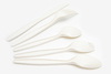 Disposable Cornstarch Biodegradable Cutlery 7inch Cornstarch Cutlery Flatware Knife Fork Spoon