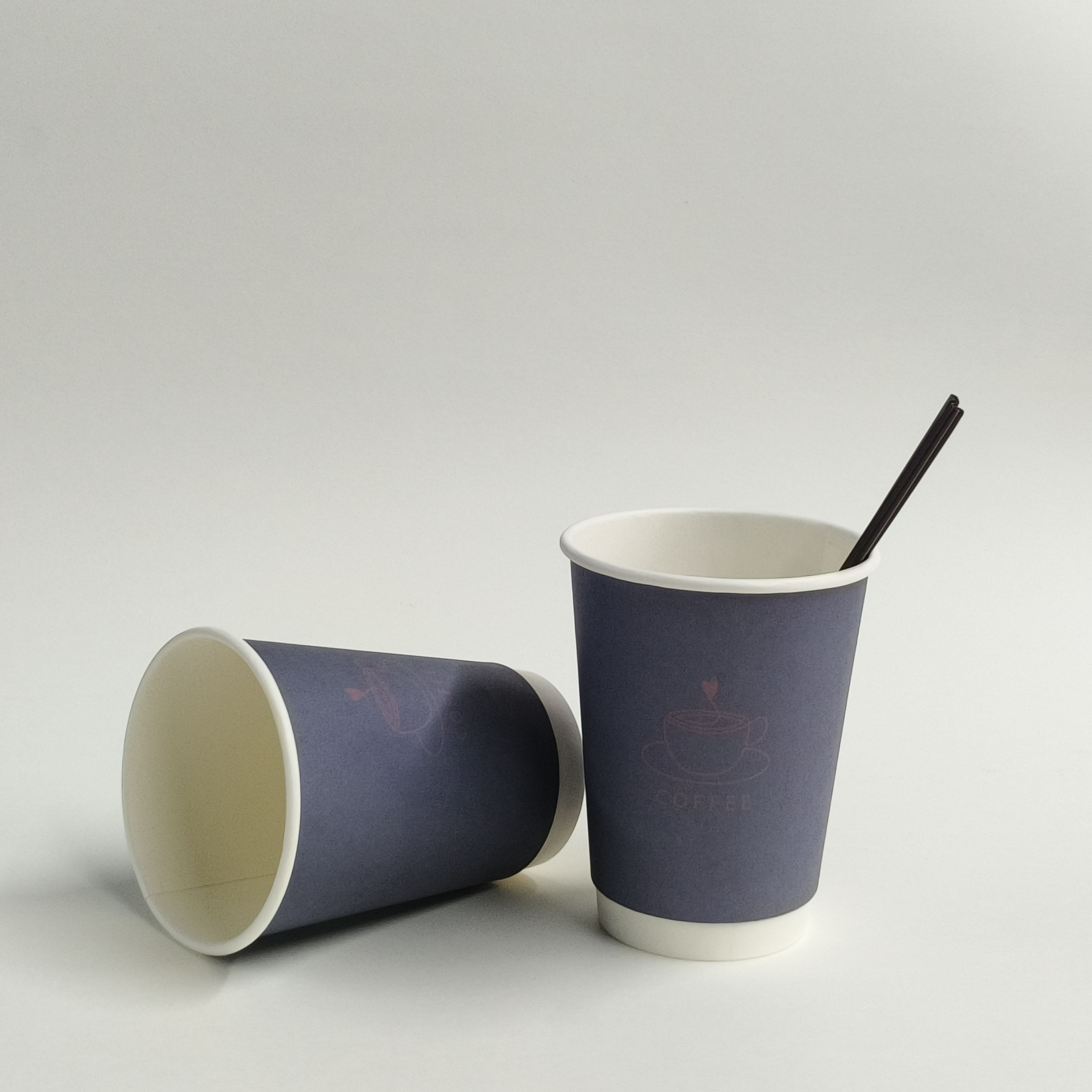 Biodegradable cup_double wall biodegradable coffee cup_disposable hot biodegradable paper cup
