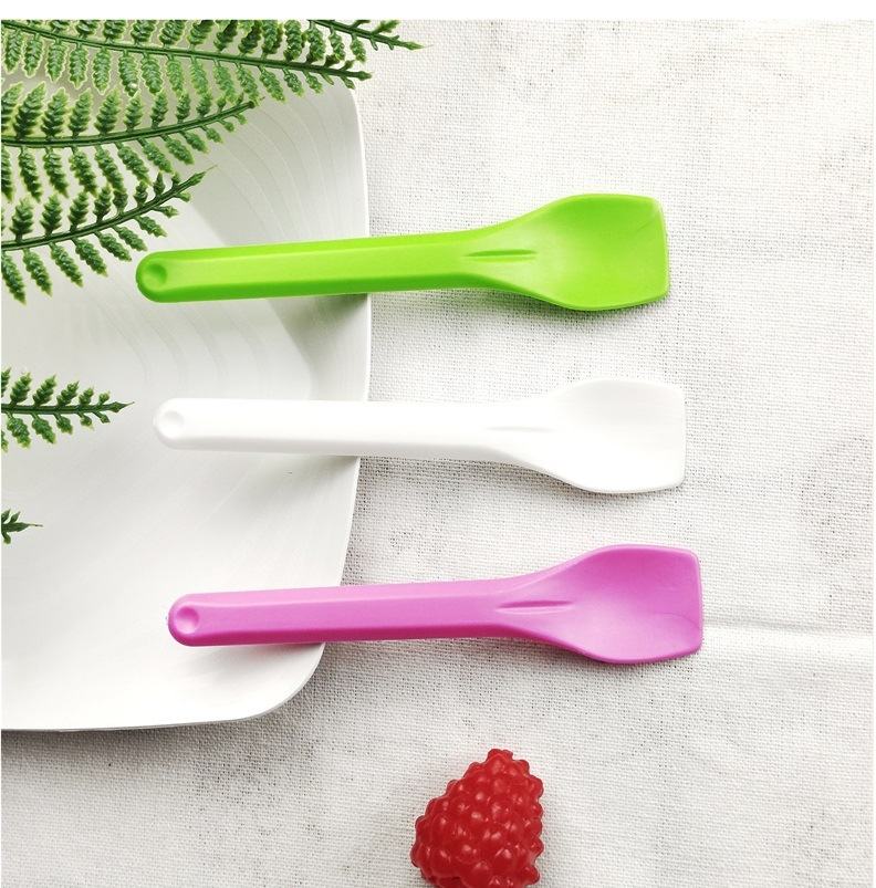 Classic Ice cream dessert biodegradable disposable spoon thickened acid disposable use cutlery for easy camping