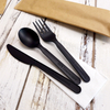 Eco compostable polylactic acid biodegradable tableware Spoon fork knife disposable tableware