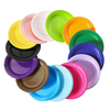 Wholesale disposable paper plates birthday party decorations Biodegradable tableware Disposable circular paper tray cake pan