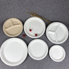 Self-marketing Paper plate Dining room dinner biodegradable plate Disposable paper plate