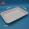 Free sample disposable cornstarch pulp board Biodegradable cornstarch vegetable meat tray