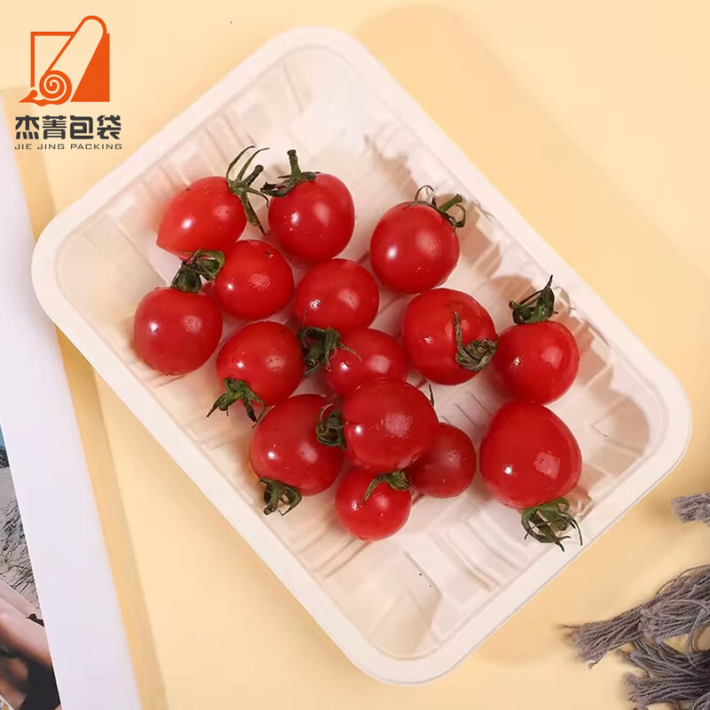 Wholesale Biodegradable Ecofriendly Food Grade Corn Starch Based BBQ Picnic Meat Trays For Outdoors Party