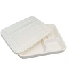 Factory Supplier Price Eco Friendly Disposable degradable eco-friendly cornstarch food tray lid
