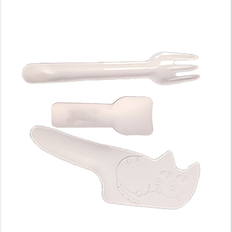 Factory OEM Paper Cutlery Disposable Paper Cutlery Set Knife Fork Spoon