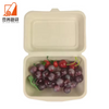 Wholesale Compostable Biodegrad Clamshell Hamburger Box Bagasse Sugarcane Clamshell Container