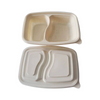 Cornstarch meal box food Lunch box with lid Biodegradable food box 2 Disposable food containers
