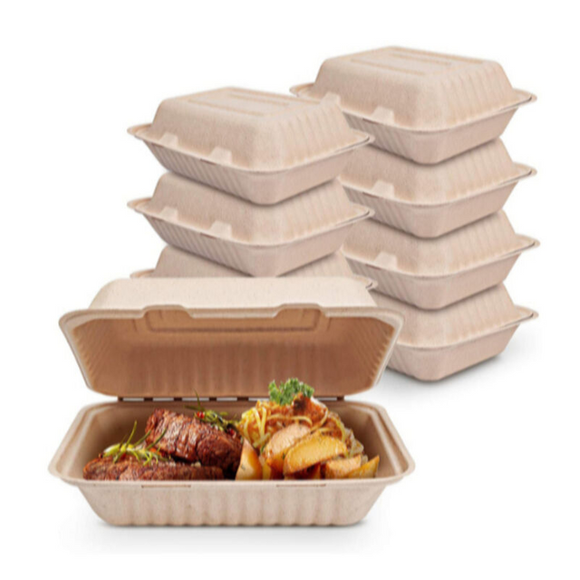 Biodegradable containers biodegradable compostable recyclable eco-friendly food cartons Disposable food containers