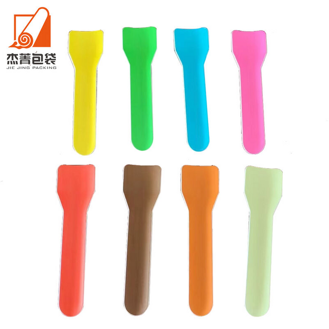 Biodegradable Paper Tableware Set: Sustainable Cake Dessert Spoons, and Ice Cream Spoons