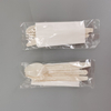 Wholesale Convenient Environment Friendly Corn Starch 8 Inch Disposable Takeaway Fork With Good Quality Tableware