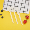 Custom logo Natural biodegradable Chinese tableware Portable tableware set biodegradable cornstarch spoons