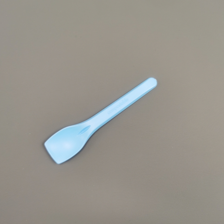 Hot Selling Product Eco Friendly Biodegradable Pla Small Ice-Cream Spoon