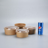 Wholesale custom paper packaging containers, paper salad bowls with lids