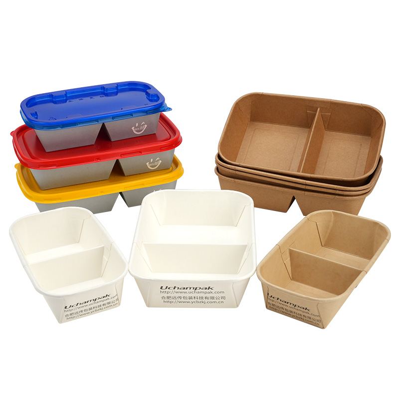 Factory custom logo size, food quality, paper biodegradable, party picnic food container