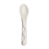 Wholesale Disposable Biodegradable Heavy Duty Utensils Ice Cream Spoon Sugarcane Bagasse Paper Pulp Disposable Spoon