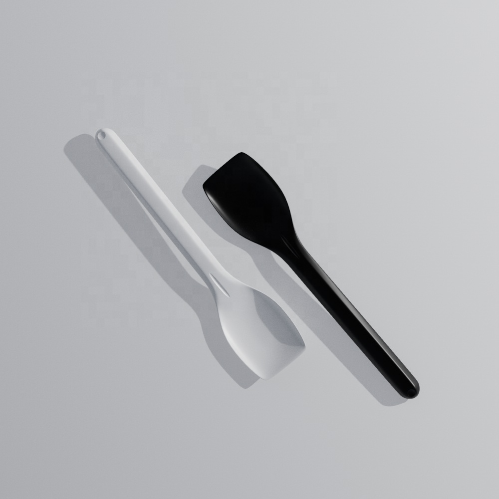 New Colored PLA Cute Mini Ice Cream Scoop Spoon Biodegradable Disposable Ice Cream Spoon for Parties