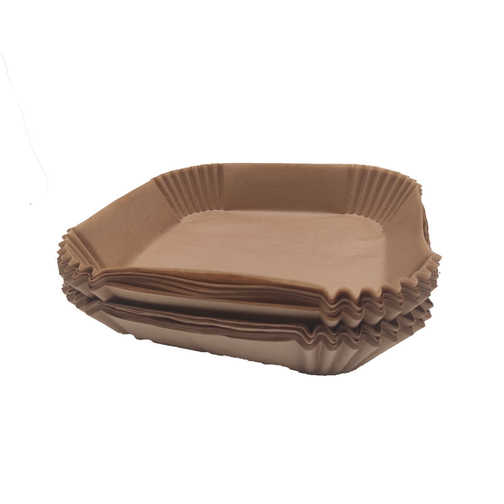 Air Fryer Disposable Paper Liners 100PCS 22x14cm Fit Dual Air Fryers Rectangle Non-stick Baking Parchment Paper Oil-proof