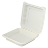 Eco-friendly Biodegradable Disposable Microwaveable TakeOut Food Containers Corn Starch Lunch Box Microwave Disposal Container