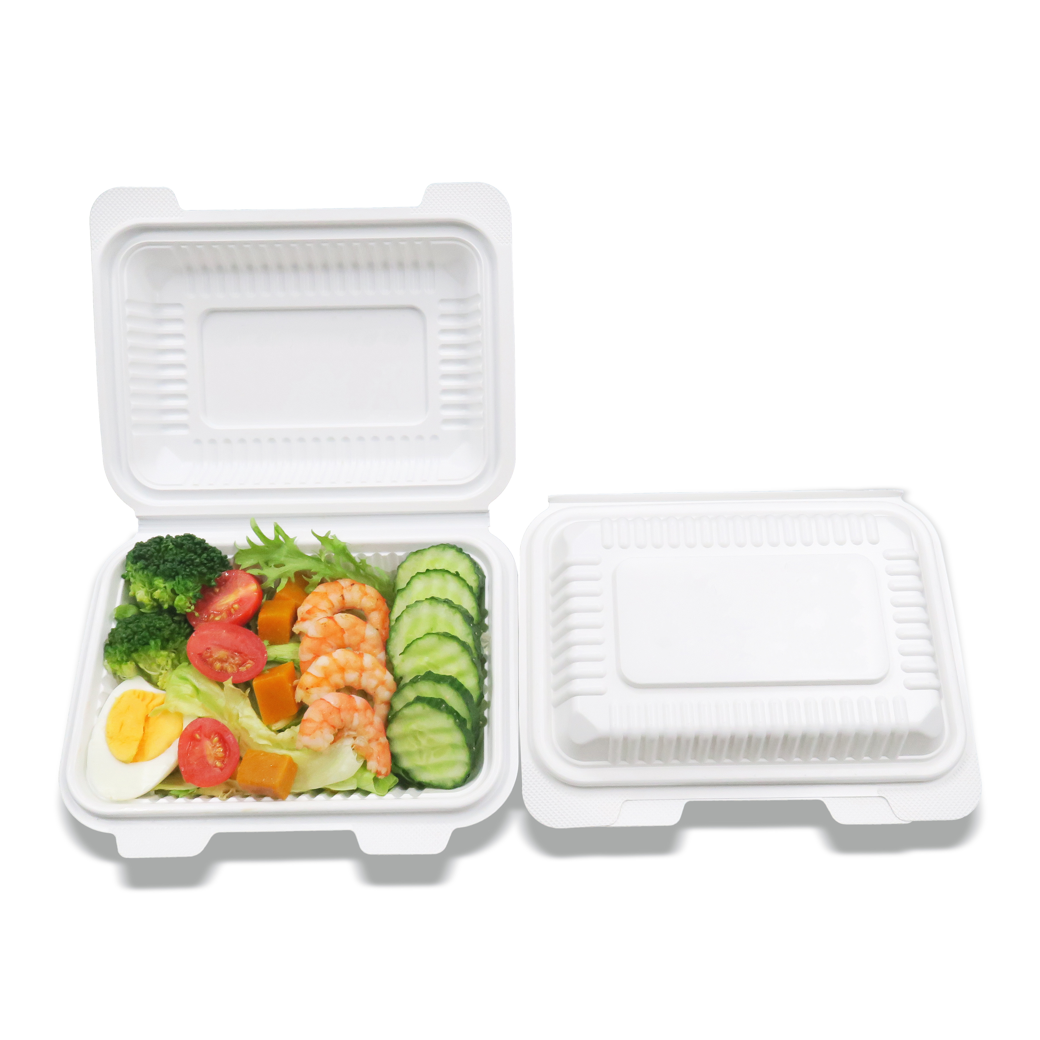 Eco-Friendly Fast Food Packaging Wholesale Take Away Disposable Togo Meal Prep Containers Plastic Bento Lunch Box