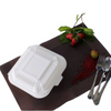 100% Biologisch Abbaubares Kompost Ier Bares Scharnier Clam Shell Lunch Box Einweg-Maisstärke-Lebensmittel Verpackungs Behälter