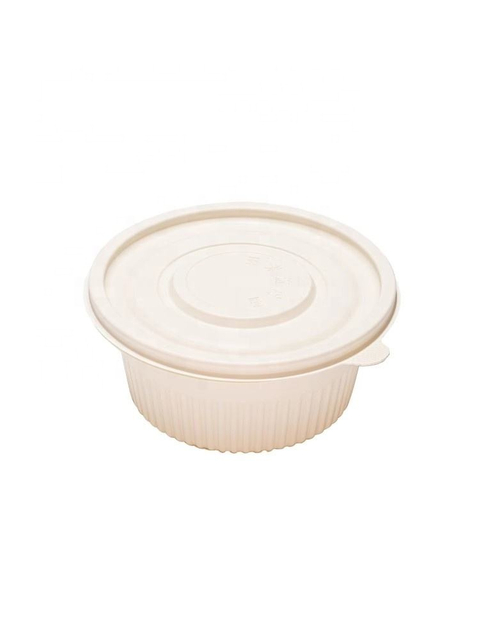 Customized Degradable and Cornstarch Disposable Take Away Bowl Lids for Restaurants and Home