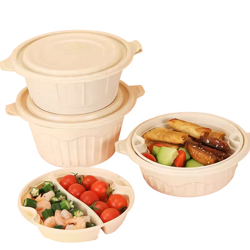 New Design Biodegradable Eco-Friendly Food Grade Material Corn Starch Degradable Tableware